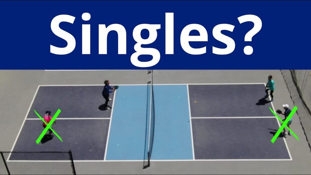 How to Play Singles Pickleball